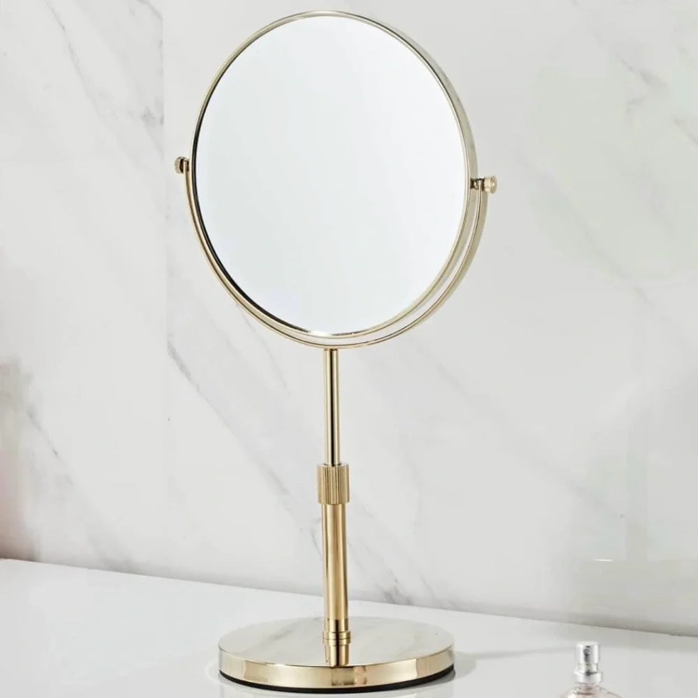 Gold mirror with adjustable height (price is negotiable)